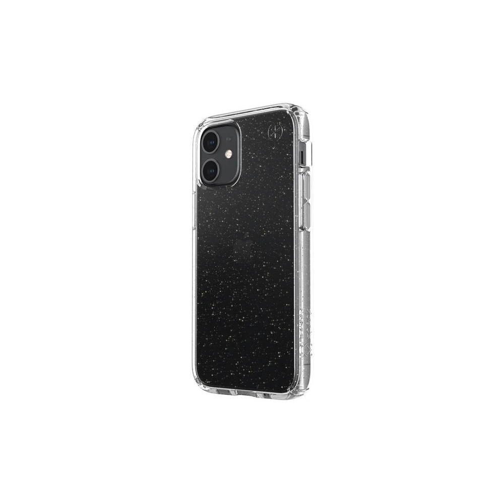 Hurtownia GSM - Etui Speck Presidio Perfect-Clear Glitter Apple iPhone 12 mini mit MICROBAN-Beschichtung (Gold Glitter/Klar) - SPK205GLDCL - {ean13} - Hurt