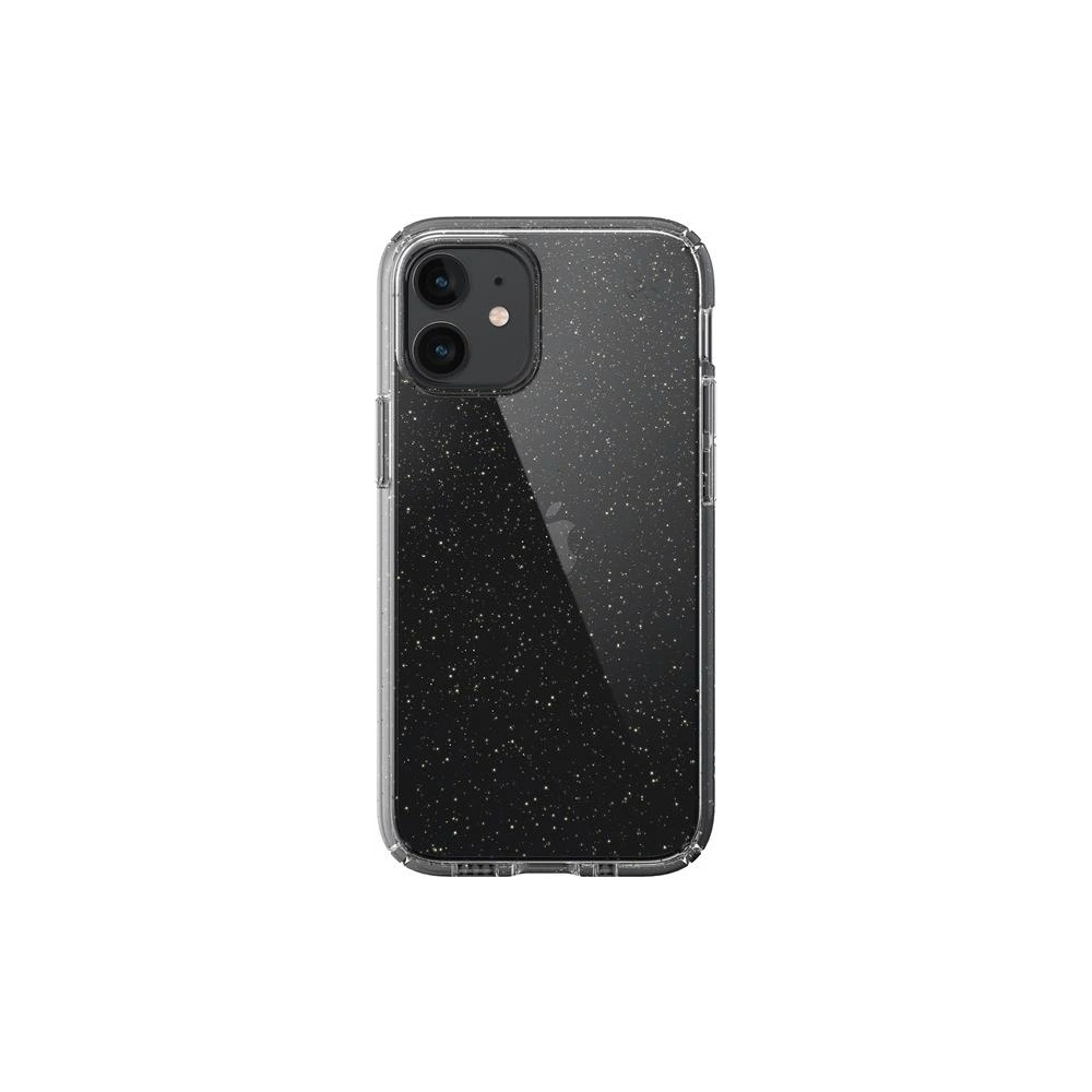 Hurtownia GSM - Etui Speck Presidio Perfect-Clear Glitter Apple iPhone 12 mini mit MICROBAN-Beschichtung (Gold Glitter/Klar) - SPK205GLDCL - {ean13} - Hurt