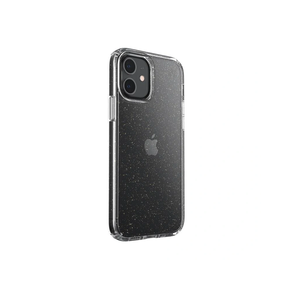 Hurtownia GSM - Etui Speck Presidio Perfect-Clear Glitter Apple iPhone 12/12 Pro z powłoką MICROBAN (Gold Glitter/Clear) - SPK206GLDCL - {ean13} - Hurt