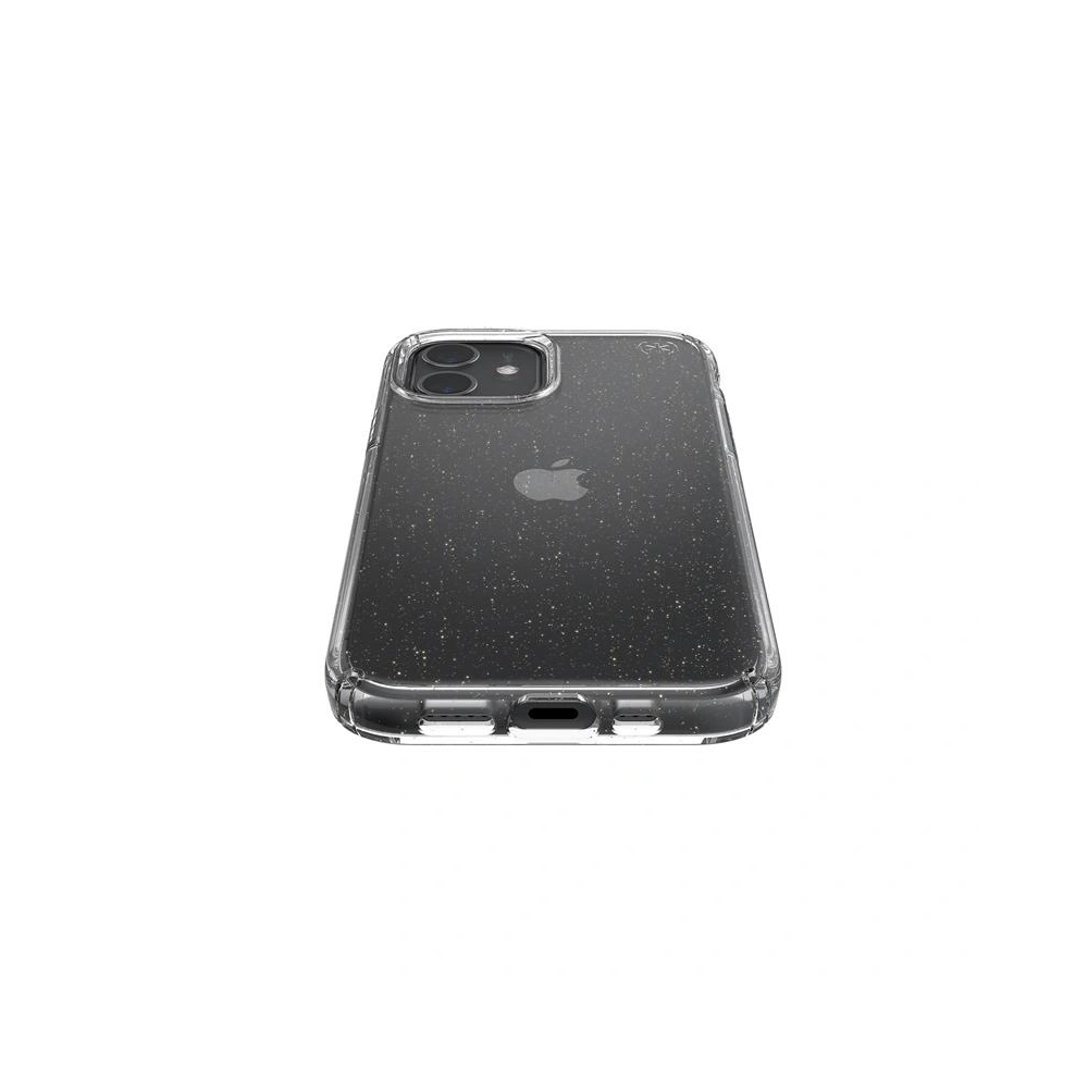 Hurtownia GSM - Etui Speck Presidio Perfect-Clear Glitter Apple iPhone 12/12 Pro z powłoką MICROBAN (Gold Glitter/Clear) - SPK206GLDCL - {ean13} - Hurt