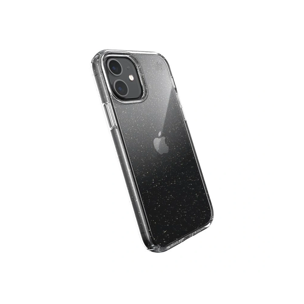 Hurtownia GSM - Etui Speck Presidio Perfect-Clear Glitter Apple iPhone 12/12 Pro z powłoką MICROBAN (Gold Glitter/Clear) - SPK206GLDCL - {ean13} - Hurt