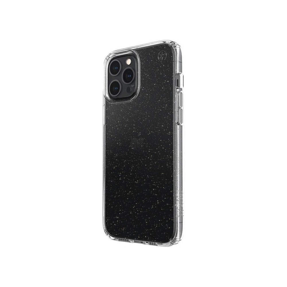 Hurtownia GSM - Etui Speck Presidio Perfect-Clear Glitter Apple iPhone 12 Pro Max z powłoką MICROBAN (Gold Glitter/Clear) - SPK207GLDCL - {ean13} - Hurt
