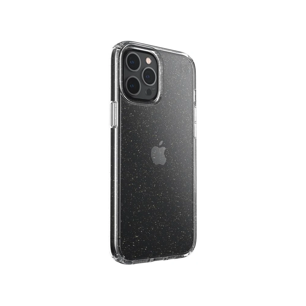 Hurtownia GSM - Etui Speck Presidio Perfect-Clear Glitter Apple iPhone 12 Pro Max z powłoką MICROBAN (Gold Glitter/Clear) - SPK207GLDCL - {ean13} - Hurt