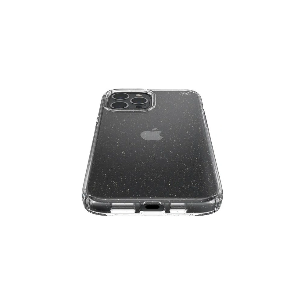 Hurtownia GSM - Etui Speck Presidio Perfect-Clear Glitter Apple iPhone 12 Pro Max z powłoką MICROBAN (Gold Glitter/Clear) - SPK207GLDCL - {ean13} - Hurt