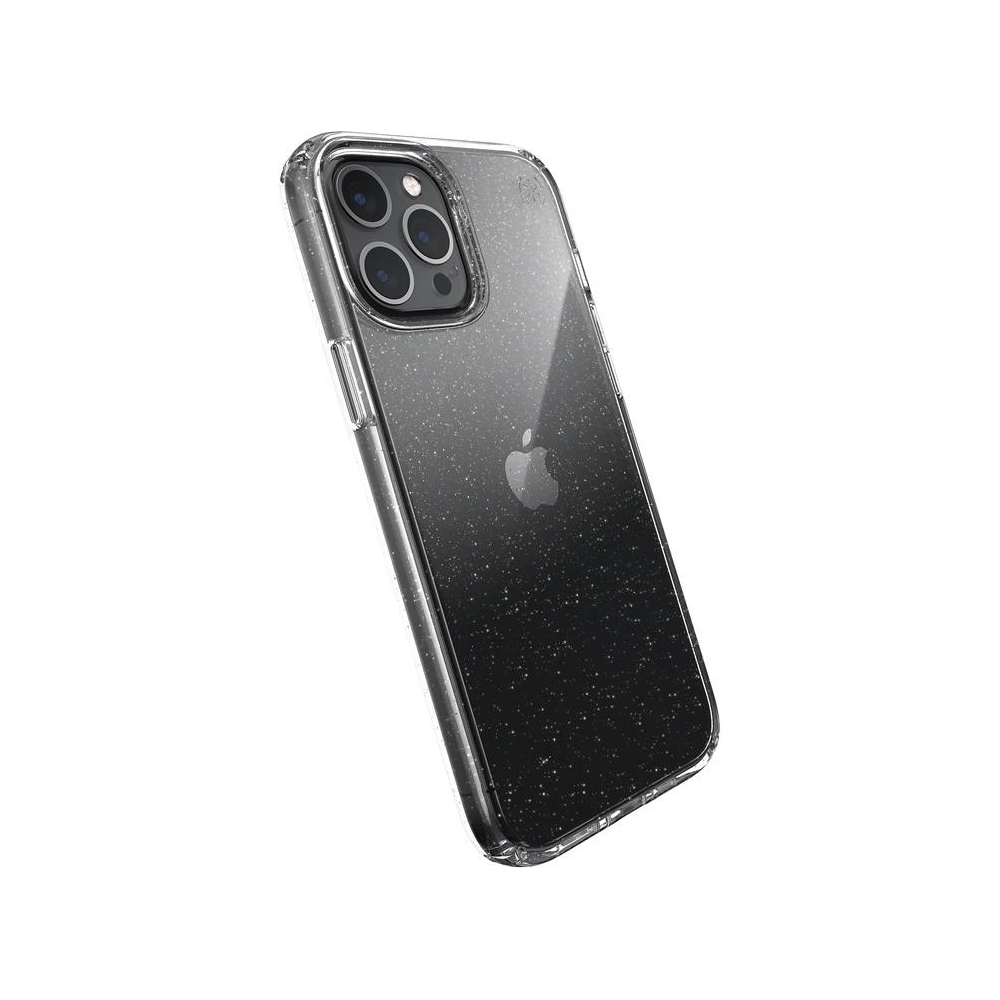 Hurtownia GSM - Etui Speck Presidio Perfect-Clear Glitter Apple iPhone 12 Pro Max z powłoką MICROBAN (Gold Glitter/Clear) - SPK207GLDCL - {ean13} - Hurt