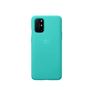 OnePlus 8T Sandstone Bumper Case Cyan