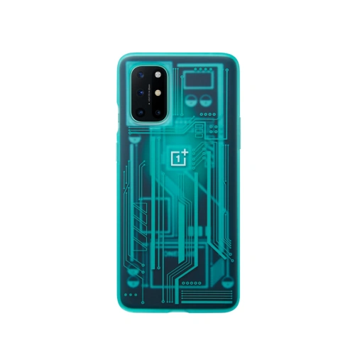 Etui OnePlus 8T Quantum Bumper Case Cyborg Cyjanowy