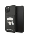 Etui Karl Lagerfeld KLHCN58CSKCBK Apple iPhone 11 Pro czarny/black hardcase Ikonik with card slot