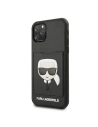 Hurtownia GSM - Etui Karl Lagerfeld KLHCN58CSKCBK Apple iPhone 11 Pro czarny/black hardcase Ikonik with card slot - KLD380BLK - {ean13} - Hurt