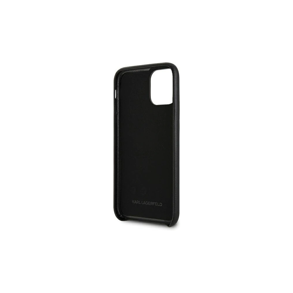 Wholesale Karl Lagerfeld KLHCN58HA2BK Apple iPhone 11 Pro black hardcase Iconic Hand Strap - KLD381BLK - {ean13} - Hurt