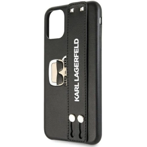 Hurtownia GSM - Etui Karl Lagerfeld KLHCN65HA2BK Apple iPhone 11 Pro Max schwarz/black hardcase Iconic Hand Strap - KLD383BLK - {ean13} - Hurt