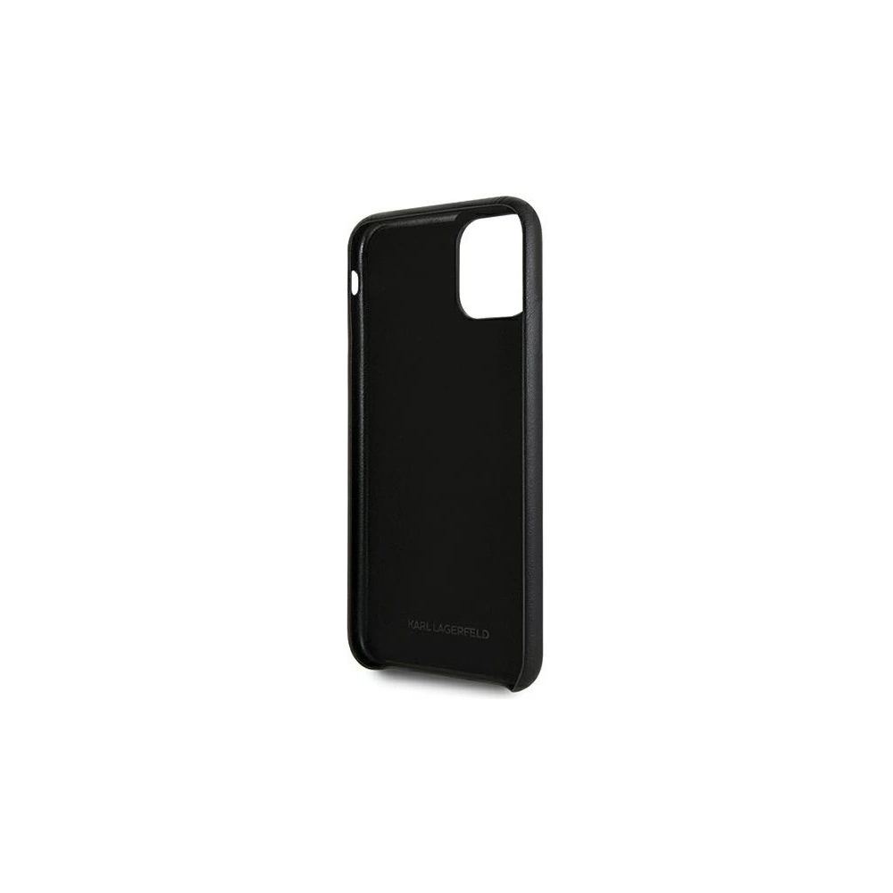 Wholesale Karl Lagerfeld KLHCN65HA2BK Apple iPhone 11 Pro Max black hardcase Iconic Hand Strap - KLD383BLK - {ean13} - Hurt
