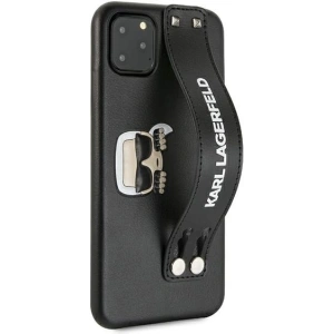 Hurtownia GSM - Etui Karl Lagerfeld KLHCN65HA2BK Apple iPhone 11 Pro Max schwarz/black hardcase Iconic Hand Strap - KLD383BLK - {ean13} - Hurt