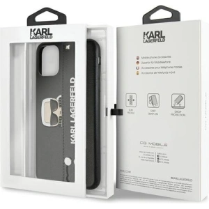 Hurtownia GSM - Etui Karl Lagerfeld KLHCN65HA2BK Apple iPhone 11 Pro Max schwarz/black hardcase Iconic Hand Strap - KLD383BLK - {ean13} - Hurt