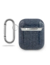 Wholesale Guess GUACA2TPUJULDB Apple AirPods cover dark blue Jeans Collection - GUE711BLU - {ean13} - Hurt