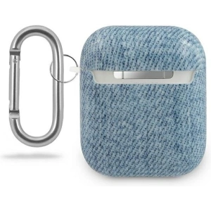 Hurtownia GSM - Etui Guess GUACA2TPUJULLB Apple AirPods cover niebieski/light blue Jeans Collection - GUE712BLU - {ean13} - Hurt