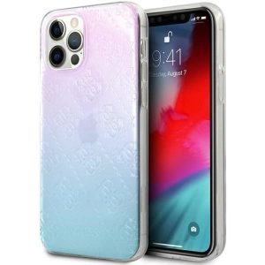 Hurtownia GSM - Etui Guess GUHCP12L3D4GGBP Apple iPhone 12 Pro Max niebiesko-różowy/blue&pink hardcase 4G 3D Pattern Collection - GUE715BLUPNK - {ean13} - Hurt