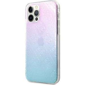 Hurtownia GSM - Etui Guess GUHCP12L3D4GGBP Apple iPhone 12 Pro Max niebiesko-różowy/blue&pink hardcase 4G 3D Pattern Collection - GUE715BLUPNK - {ean13} - Hurt