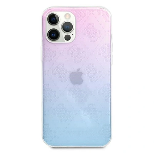Etui Guess GUHCP12L3D4GGBP Apple iPhone 12 Pro Max niebiesko-różowy/blue&pink hardcase 4G 3D Pattern Collection