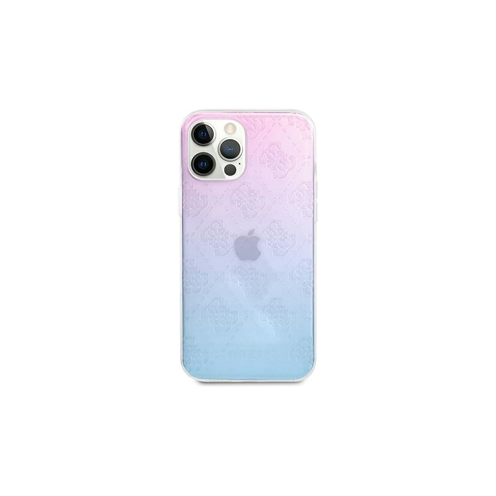 Hurtownia GSM - Etui Guess GUHCP12L3D4GGBP Apple iPhone 12 Pro Max niebiesko-różowy/blue&pink hardcase 4G 3D Pattern Collection - GUE715BLUPNK - {ean13} - Hurt
