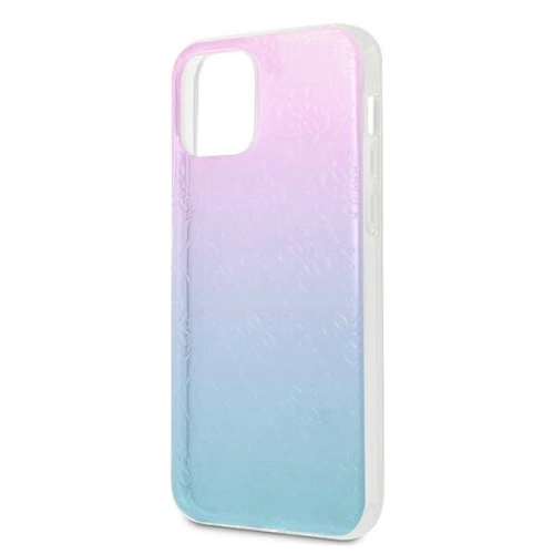 Etui Guess GUHCP12L3D4GGBP Apple iPhone 12 Pro Max niebiesko-różowy/blue&pink hardcase 4G 3D Pattern Collection