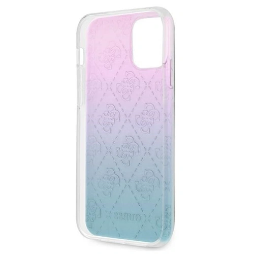 Etui Guess GUHCP12L3D4GGBP Apple iPhone 12 Pro Max niebiesko-różowy/blue&pink hardcase 4G 3D Pattern Collection