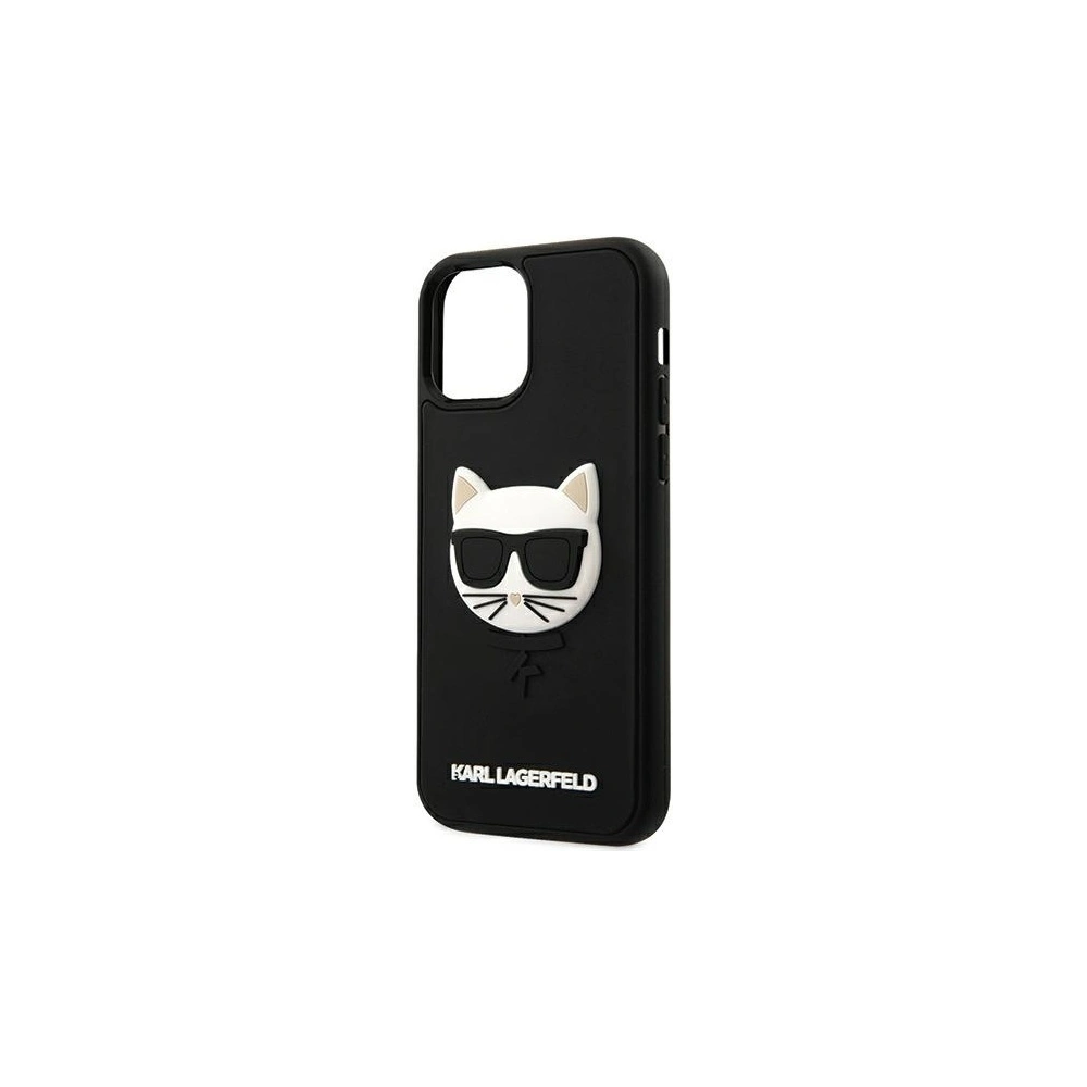 Hurtownia GSM - Etui Karl Lagerfeld KLHCP12LCH3DBK Apple iPhone 12 Pro Max czarny/black hardcase 3D Rubber Choupette - KLD385BLK - {ean13} - Hurt