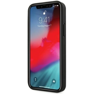 Hurtownia GSM - Etui Karl Lagerfeld KLHCP12LIKMSBK Apple iPhone 12 Pro Max czarny/black hardcase Saffiano Ikonik Metal - KLD387BLK - {ean13} - Hurt