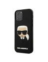 Wholesale Karl Lagerfeld KLHCP12LKH3DBK Apple iPhone 12 Pro Max black hardcase 3D Rubber Karl`s Head - KLD388BLK - {ean13} - Hurt