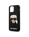 Wholesale Karl Lagerfeld KLHCP12LKH3DBK Apple iPhone 12 Pro Max black hardcase 3D Rubber Karl`s Head - KLD388BLK - {ean13} - Hurt