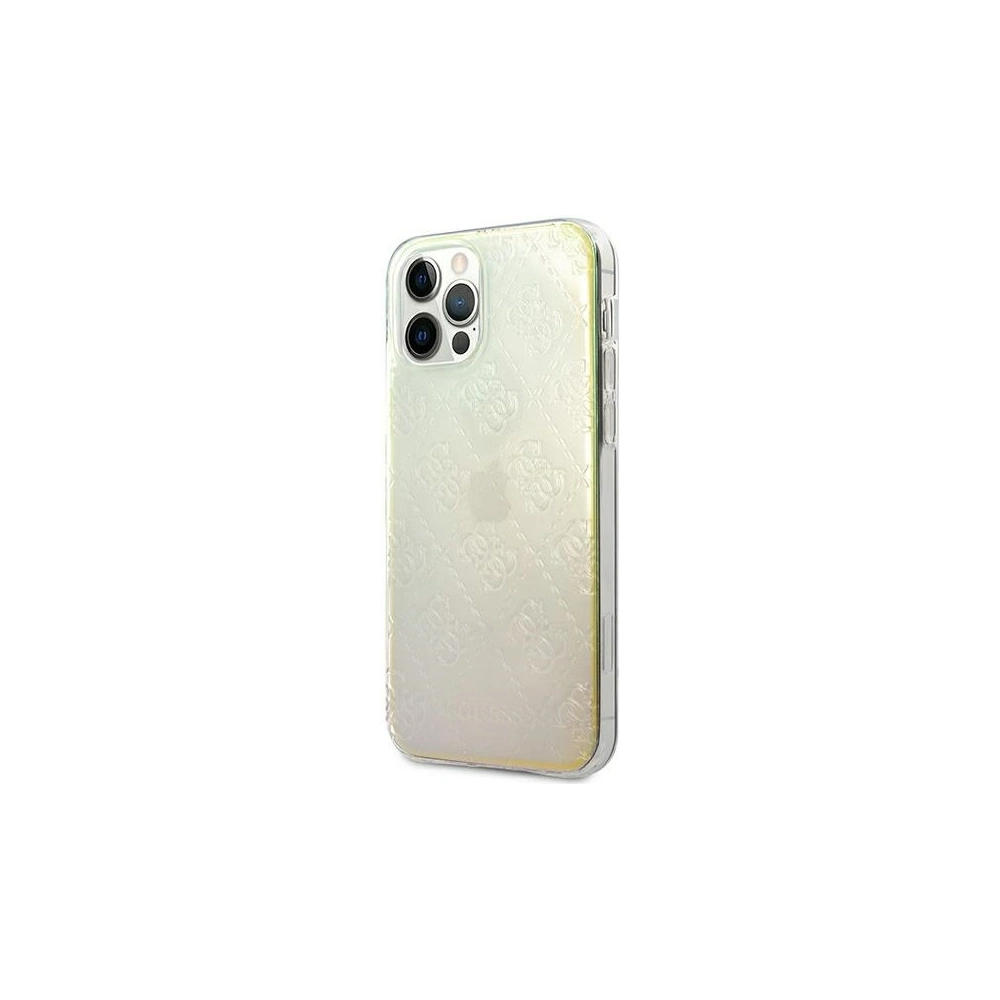 Hurtownia GSM - Etui Guess GUHCP12L3D4GIRBL Apple iPhone 12 Pro Max opalowy/iridescent hardcase 4G 3D Pattern Collection - GUE716IRI - {ean13} - Hurt