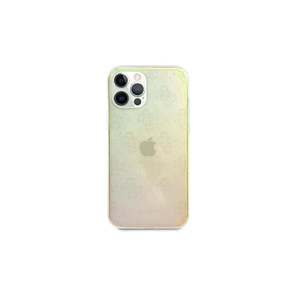 Hurtownia GSM - Etui Guess GUHCP12L3D4GIRBL Apple iPhone 12 Pro Max opalowy/iridescent hardcase 4G 3D Pattern Collection - GUE716IRI - {ean13} - Hurt