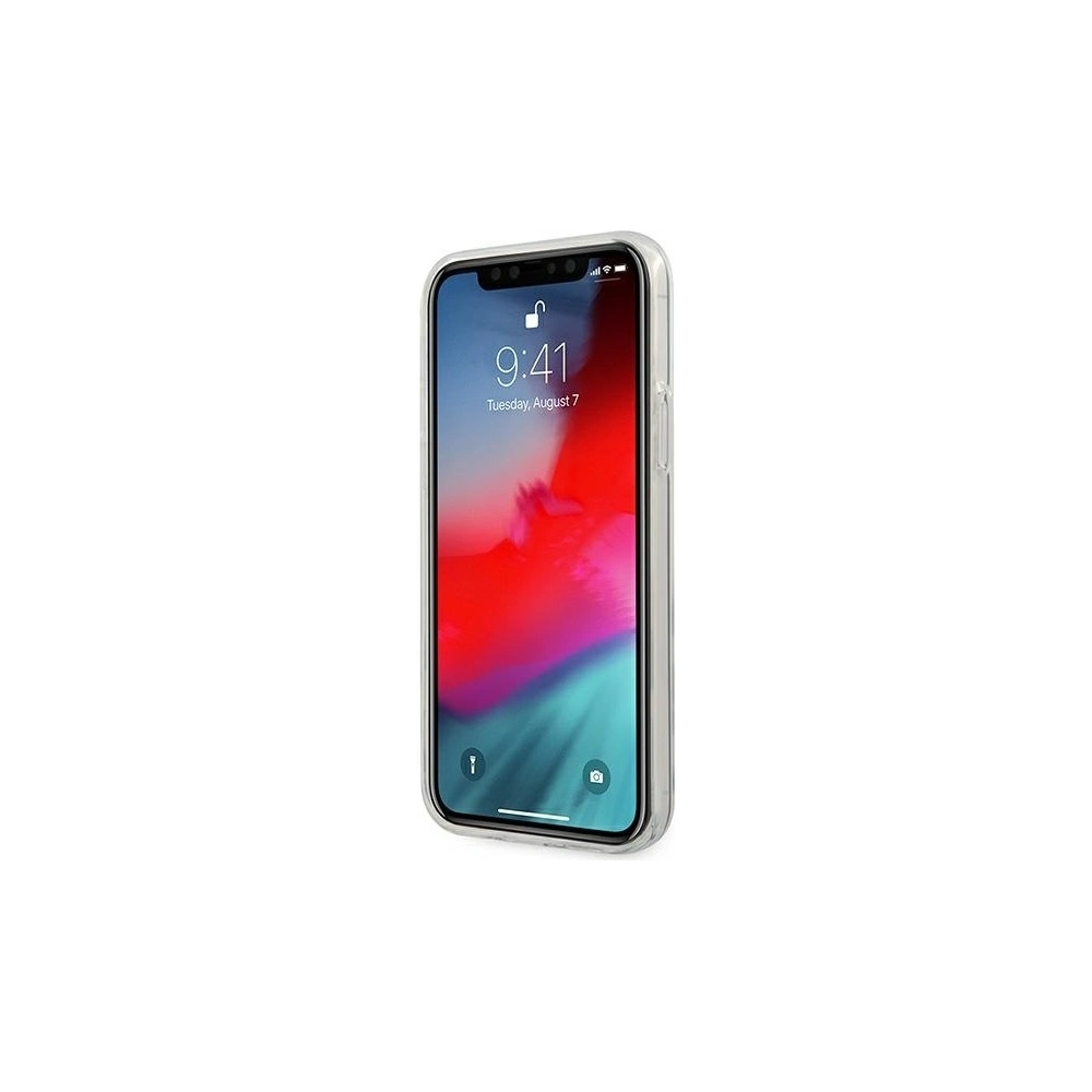 Wholesale Guess GUHCP12L3D4GTR Apple iPhone 12 Pro Max transparent hardcase 4G 3D Pattern Collection - GUE717CL - {ean13} - Hurt