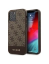Etui Guess GUHCP12LG4GLBR Apple iPhone 12 Pro Max brązowy/brown hardcase 4G Stripe Collection