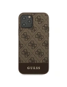 Hurtownia GSM - Etui Guess GUHCP12LG4GLBR Apple iPhone 12 Pro Max brązowy/brown hardcase 4G Stripe Collection - GUE718BR - {ean13} - Hurt