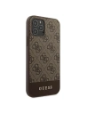 Hurtownia GSM - Etui Guess GUHCP12LG4GLBR Apple iPhone 12 Pro Max brązowy/brown hardcase 4G Stripe Collection - GUE718BR - {ean13} - Hurt