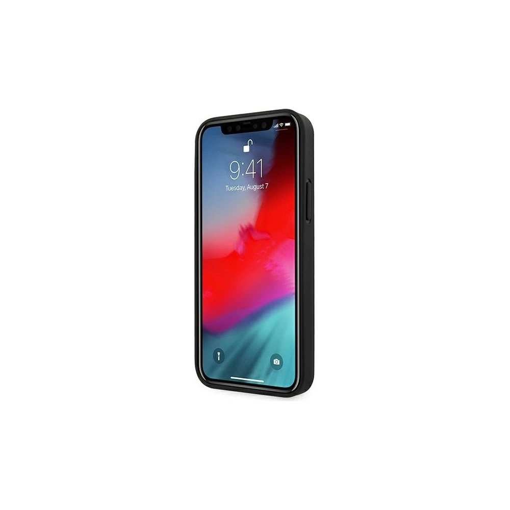 Hurtownia GSM - Etui Guess GUHCP12LG4GLGR Apple iPhone 12 Pro Max szary/grey hardcase 4G Stripe Collection - GUE719GRY - {ean13} - Hurt