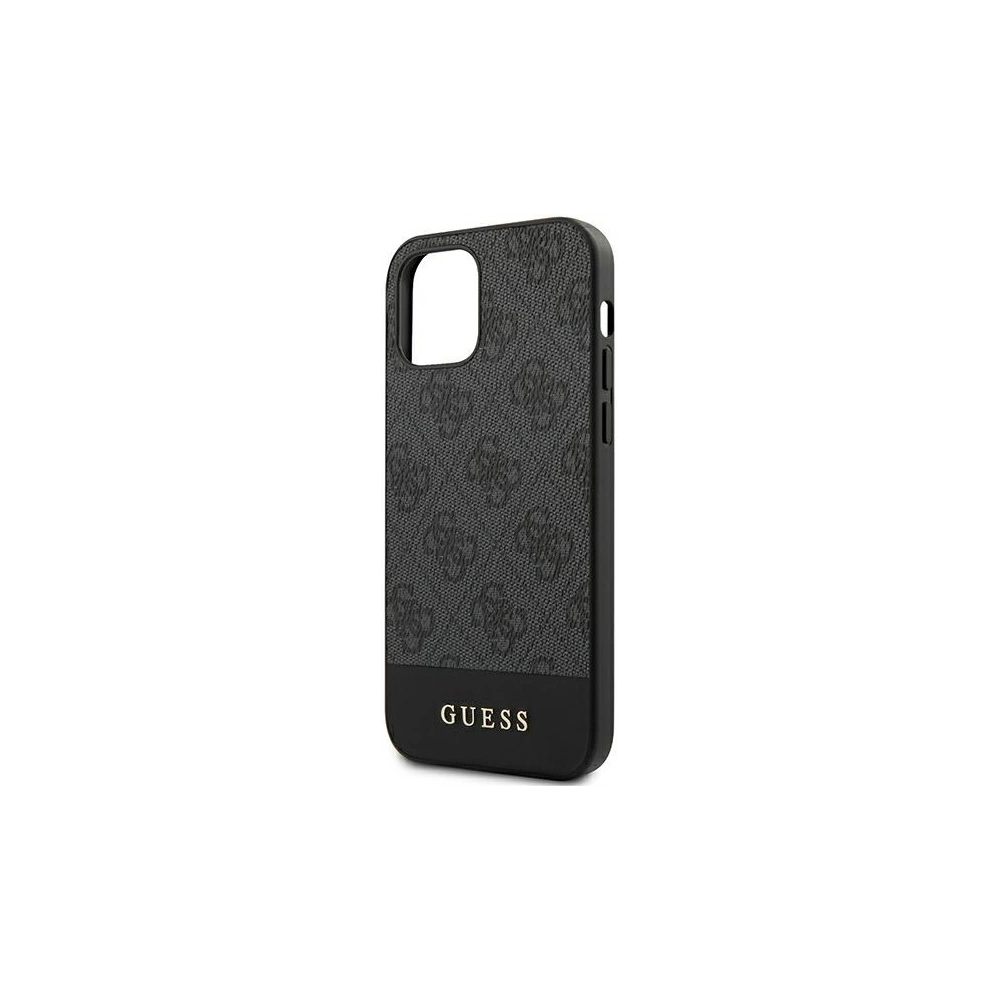 Wholesale Guess GUHCP12LG4GLGR Apple iPhone 12 Pro Max grey hardcase 4G Stripe Collection - GUE719GRY - {ean13} - Hurt