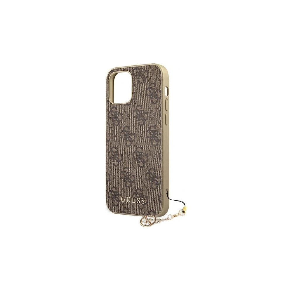 Hurtownia GSM - Etui Guess GUHCP12LGF4GBR Apple iPhone 12 Pro Max brązowy/brown hardcase 4G Charms Collection - GUE720BR - {ean13} - Hurt