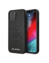Karl Lagerfeld KLHCP12LPCUIKBK Apple iPhone 12 Pro Max black hardcase Karl Ikonik Outline