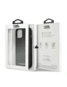 Wholesale Karl Lagerfeld KLHCP12LPCUIKBK Apple iPhone 12 Pro Max black hardcase Karl Ikonik Outline - KLD391BLK - {ean13} - Hurt