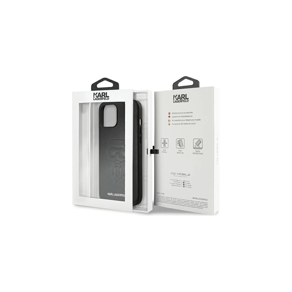 Hurtownia GSM - Etui Karl Lagerfeld KLHCP12LPCUIKBK Apple iPhone 12 Pro Max czarny/black hardcase Karl Ikonik Outline - KLD391BLK - {ean13} - Hurt