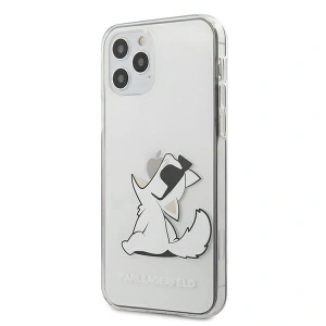 Etui Karl Lagerfeld KLHCP12MCFNRC Apple iPhone 12/12 Pro transparentes Hardcase Choupette Fun