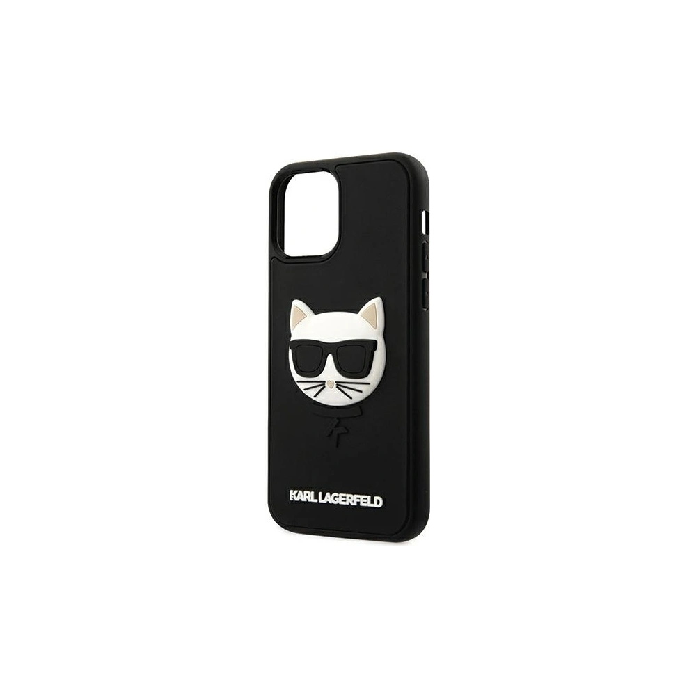 Hurtownia GSM - Etui Karl Lagerfeld KLHCP12MCH3DBK Apple iPhone 12/12 Pro czarny/black hardcase 3D Rubber Choupette - KLD394BLK - {ean13} - Hurt
