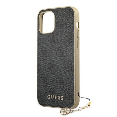 Etui Guess GUHCP12LGF4GGR Apple iPhone 12 Pro Max szary/grey hardcase 4G Charms Collection