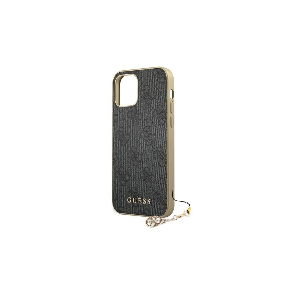 Wholesale Guess GUHCP12LGF4GGR Apple iPhone 12 Pro Max grey hardcase 4G Charms Collection - GUE721GRY - {ean13} - Hurt