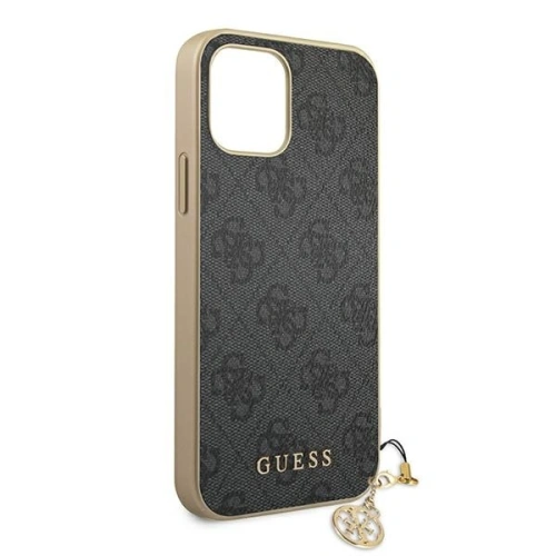 Etui Guess GUHCP12LGF4GGR Apple iPhone 12 Pro Max szary/grey hardcase 4G Charms Collection