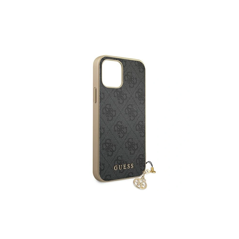 Hurtownia GSM - Etui Guess GUHCP12LGF4GGR Apple iPhone 12 Pro Max szary/grey hardcase 4G Charms Collection - GUE721GRY - {ean13} - Hurt