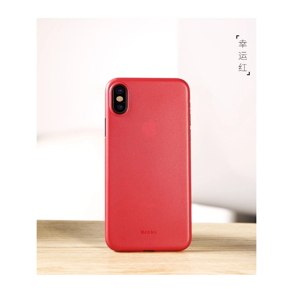 Hurtownia GSM - Etui Benks Lollipop iPhone XS/X 5.8 Solid Red - BKS146RED - {ean13} - Hurt
