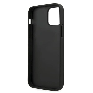 Etui Karl Lagerfeld KLHCP12MIKMSBK Apple iPhone 12/12 Pro czarny/black hardcase Saffiano Ikonik Metal